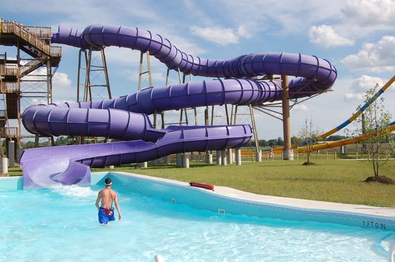 Özel Eğlence Parkı Yolculuklar Fiberglass Fun için Tüp Kaydırma Yeraltı Su Parkı