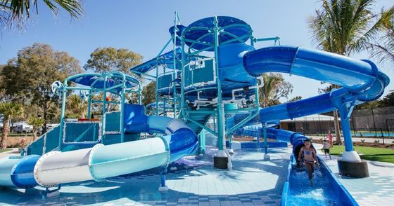 Su Parkı Oyun Alanı Açık Hava Oyunları Havuz Aksesuarları Çocuklar Su Kaydırma Tüp Spiral
