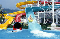 Large Outdoor Waterpark Fiberglass Water Slides / Spiral Water Slide for Extreme Water Park