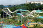 İki Binicili Roller Coaster Su Parkı Kaydırağı Fiberglas Özel Renk