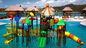 Çin Çocuk Parkı Oyun Ekipmanları Anaokulu Aqua Park Su Oyunları Havuzu Açık Oyun Alanı Plastik Kaydırak