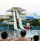 Mini Aqua Play Su teması parkı ekipmanları Eğlence slaytları Yetişkinler için ticari havuz