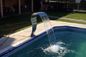 Metal yüzme havuzu aksesuarları SPA Paslanmaz çelik çeşme başı Kaskad Dış Su Şelalesi