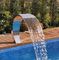 Paslanmaz çelik yüzme havuzu aksesuarları SPA baş ekipmanları Masaj çeşmeleri 25m3/h şelale