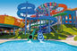 OEM Açık Hava Su Eğlence Parkı Su Sporları Oyunları Havuz Çocuklar için Cam Elyaf Kaydırma