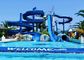 OEM Fiberglass yüzme havuzu kaydırma dış su eğlence parkları oyun setleri sürüş