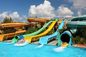 Fiberglass çocuk eğlence kaydırma Eğlence Su Parkı Yüzme Oyuncak Havuz Sürüşleri