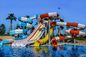 OEM Çocuk Su Eğlence Parkı Ekipmanı Tüp Cam Elyaf Kaydırma Satılık