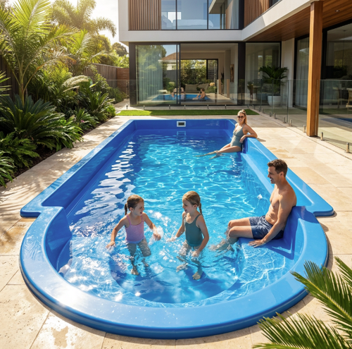Son şirket haberleri hakkında Fiberglass Pool Shell Thickness Explained Why 10-12mm Matters