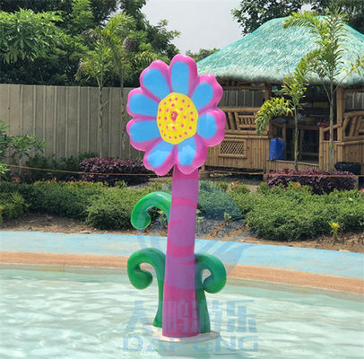 OEM Su Parkı Ekipmanı Su Oyunları Oyuncaklar Eğlence Su Parkı Splash Pad Çiçek Su Serçeleri