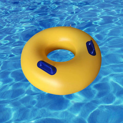 İyi bir fiyat. OEM Aqua Park Çift Tüp Sarı Plastik Şişme Yüzme Yüzme Yüzükleri Çocuklar İçin çevrimiçi