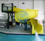 Sarı Açık Spiral Yüzme Havuzu Kaydırağı 2.2m Yüksek Fiberglas Özelleştirilmiş