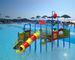 Çocuk Güvenliği Oyun Alanı Su Kaydırağı Kovalı Anti UV Açık Havuz Kaydırağı