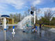 Ticari Fiberglas Aqua Oyun Oyunları Çocuk Havuzu Büyük Su Kovaları