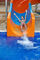 Aqua Park Home için Cam Elyaf Yüzme Havuzu Su Kaydırağı 4.0m Yükseklik Anti UV