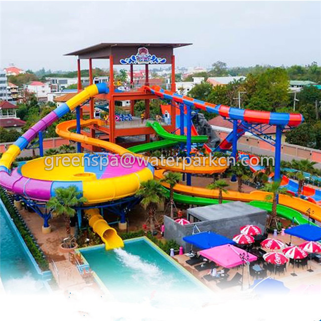 Galvanized Pipe Water Park Equipment / Amusement Park Equipment Fiberglass