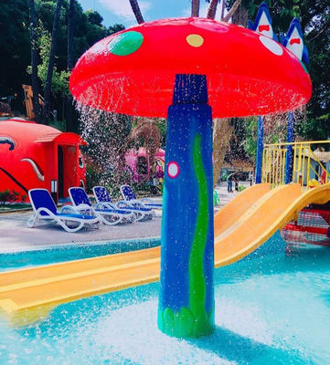 Çocuklar İçin Özelleştirilmiş Fiberglas Su Mantarı Çeşmesi Sprey Parkı