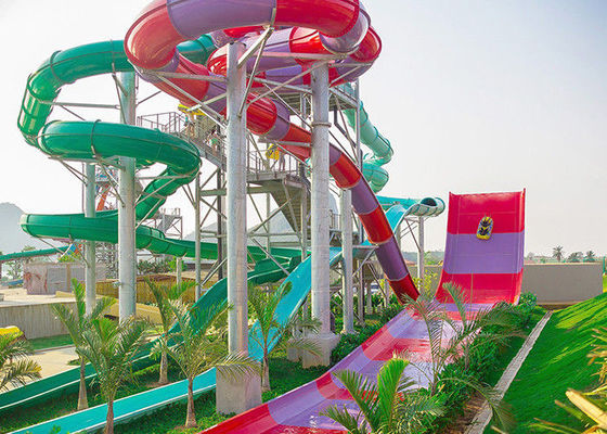 İyi bir fiyat. Aqua Park Büyük Açık Su Kaydırağı Yetişkin Fiberglas Boomerang Su Kaydırağı çevrimiçi