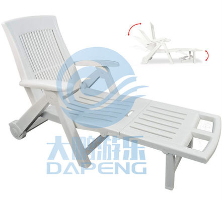 Otel Beach Resort Havuz için Katlanır Şezlong Recliner Sandalye Açık Taşınabilir