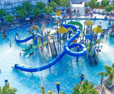 İyi bir fiyat. Özel Oyun Alanı Su Kaydırağı Orta Tema Parkı Aqua Tower çevrimiçi