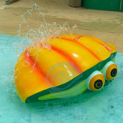 İyi bir fiyat. Aqua Park Çocuk Sıçrama Bölgesi Elemanları Fiberglas Zemin Püskürtme Kabuğu - Sarı çevrimiçi