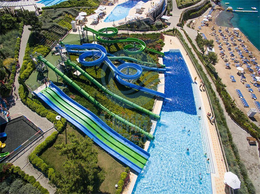 İyi bir fiyat. Resort Beach FRP Tepesi Su Kaydırağı Kümesi Yetişkinler İçin Özelleştirilmiş Büyük Su Kaydırağı çevrimiçi