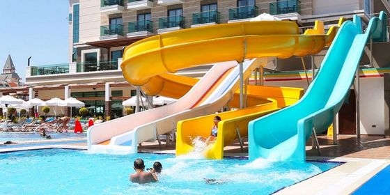 İyi bir fiyat. OEM Açık Hava Oyunları Park Su Sürüşleri Çocuklar için arka bahçe kaydırma çevrimiçi