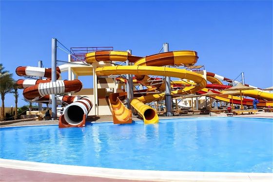 10mm Fiberglass Su Parkı Kaydırma Su Oyunları Ekipmanı Çocuk Oyun Aksesuarları