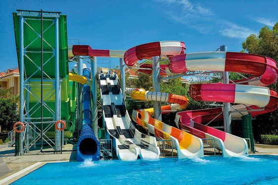 İyi bir fiyat. 1 kişilik Açık Hava Çocuk Parkı Cam Lifi Kaydırmalar Su Sporları Ve Eğlence çevrimiçi
