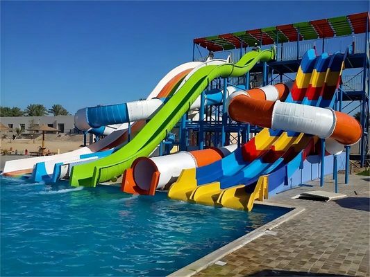 İyi bir fiyat. 1 İnsanlar Su Parkı Kaydırma Oyunları Oynar Teçhizat Fiberglass Su Kaydırma Seti çevrimiçi