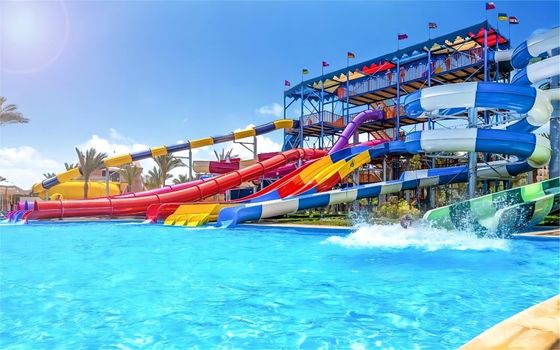 İyi bir fiyat. Attraksiyon Çocuk Su Parkı Yüzme Havuzu için 5m genişliğinde kaydırma çevrimiçi