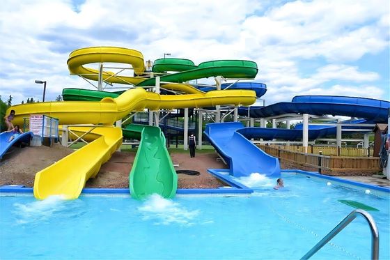 OEM Yetişkinler Dış Su Parkı Spor Oyun Alanı Ekipmanı Cam Lifi