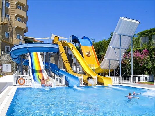 Su Parkı Su Oyunu Eğlence Splash Ekipmanı Cam Fiber Su Kaydırma