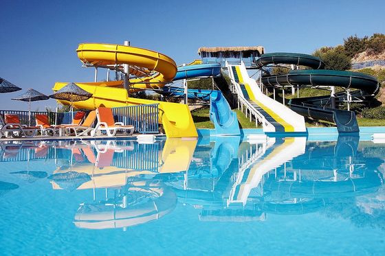 ODM Dışarıdaki Çocuklar Spray Oyun Alanı Su Oyunları Havuz Spor Ekipmanı Spiral Kaydırmalar