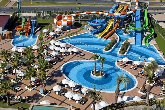 Su Parkı Eğlence Yaz Sporları Atlamalar Yüzme Havuzu Cam Lifi