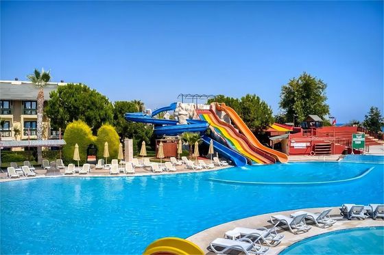 İyi bir fiyat. Çocuklar Aqua Eğlence Parkı Ekipmanı Yüzme Havuzu Cam Lifi Su Kaydırma çevrimiçi