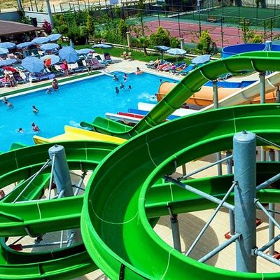 İyi bir fiyat. Eğlence Parkı Yetişkinler Yüzme Havuzu Su Ekipmanı Çocuklar Fiberglass Slide çevrimiçi