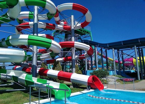 ODM Guangdong Dapeng Eğlence Teknolojisi Şirketi Park Havuz Oyunları Atlama Çocuk Oyun Alanı Cam Lifesi Su Kaydırma