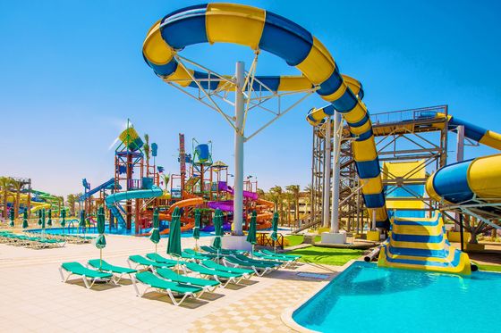ODM Su Tema Parkı Oyun Alanı Oyunlar Eşya Ekipmanı Cam Lifesi Spiral Kaydırma
