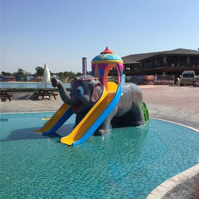 İyi bir fiyat. Su Parkı Yüzme Havuzu Cam Elyaf Ekipmanı Çocuklar İçin Fil Su Kaydırma Bahçesi çevrimiçi