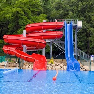 İyi bir fiyat. Su Evi Cam Lifi Su Parkı Büyük Yüzme Havuzu Kaydırma çevrimiçi