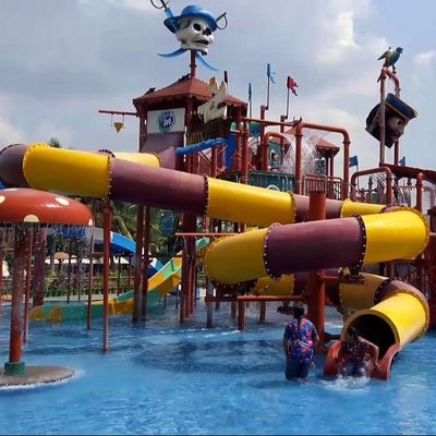 İyi bir fiyat. Su Eğlence Parkı Yolculuk Parti Ekipmanı Ticari Fiberglass Su Kaydırma çevrimiçi