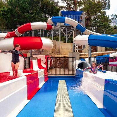 İyi bir fiyat. Su Parkı Ekipmanı Eğlence Yaz Oyunu Yetişkinler İçin Fiberglass Kaydırma çevrimiçi