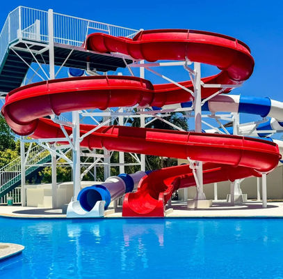 Yetişkinler için yüzme havuzu Su teması parkı Sürücüler, cam lif havuz kaydırmaları Kombo Resort, Otel ve Su Parkı için