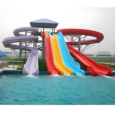 İyi bir fiyat. Fiberglass Su kaydı Satılık Açık yüzme havuzu Su parkı donanımı Spiral Açık Kapalı kaydırma Çocuklar ve yetişkinler için kullanım çevrimiçi