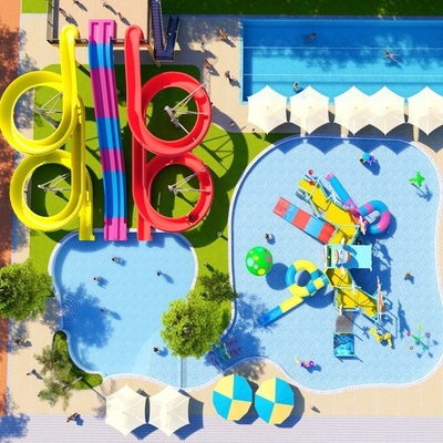 İyi bir fiyat. Custom Fiberglass Water Slide for Resorts and Water Parks çevrimiçi