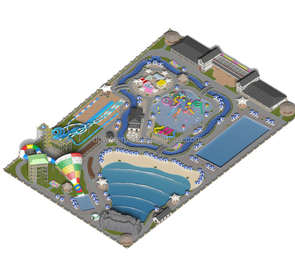 İyi bir fiyat. 20000 SQM Aqua Park Design Master Plan Custom Water Theme Park Design for Resorts çevrimiçi