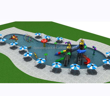 İyi bir fiyat. Water Play Equipment Manufacturer Customized 350SQM Children Aqua Park Design for Hotel and Resort çevrimiçi