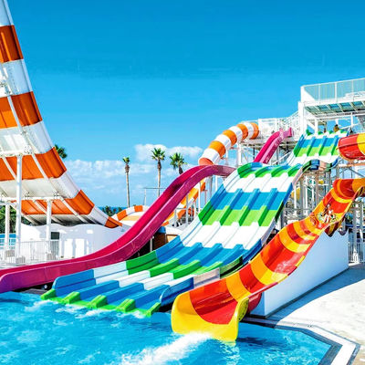 İyi bir fiyat. Non-Inflatable Fiberglass Water Slide with 10 Years Service Life Ending with Pool for Kids and Adults çevrimiçi