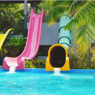 İyi bir fiyat. Sled And Barrel Water Slide 8-10mm Thick Fiberglass For Hotel Residential Swimming Pools  Games Equipment Fun Aqua Park çevrimiçi